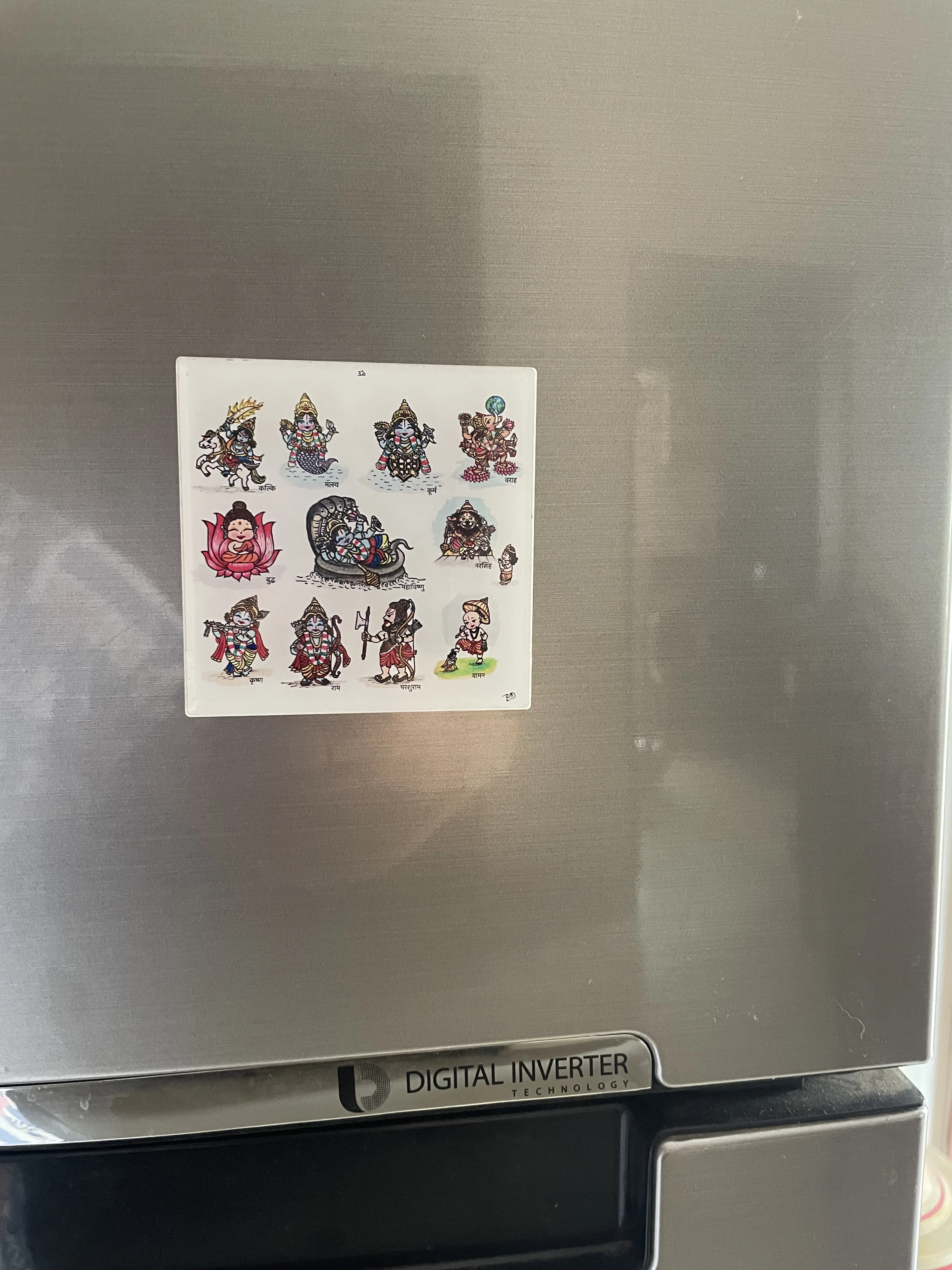 Dashavatar fridge magnet
